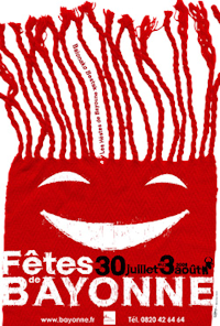 Affiche des fêtes de Bayonne 2008